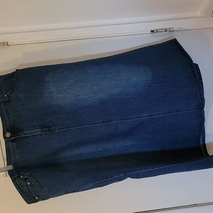 Avenue denim skirt